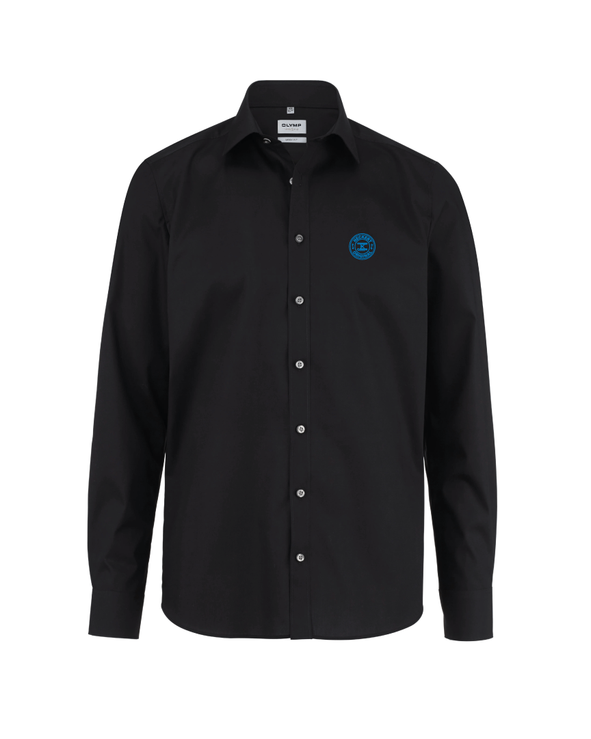 Heckert Herren Hemd Body Fit schwarz