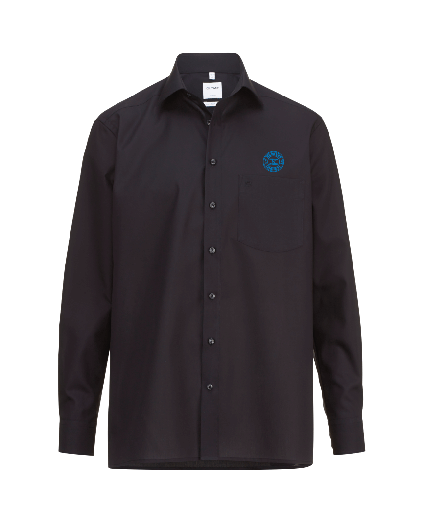 Heckert Herren Hemd Comfort Fit schwarz