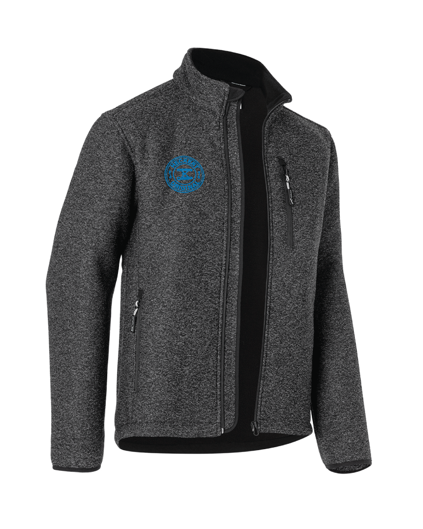 Heckert Herren Strick Fleecejacke