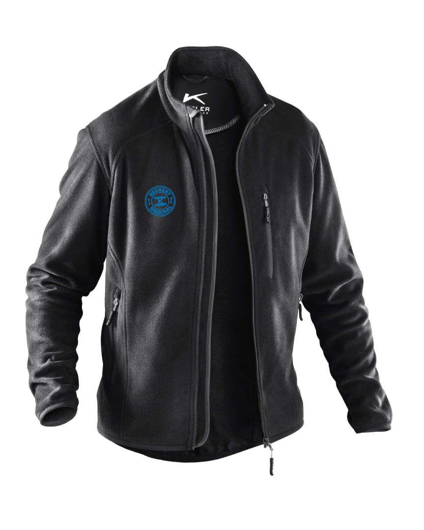 Heckert Unisex Fleecejacke Schwarz